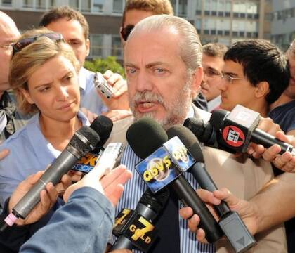 De Laurentiis: «Il calcio italiano in tv ha perso 2,5 milioni di abbonati. Non cedo il Napoli»
