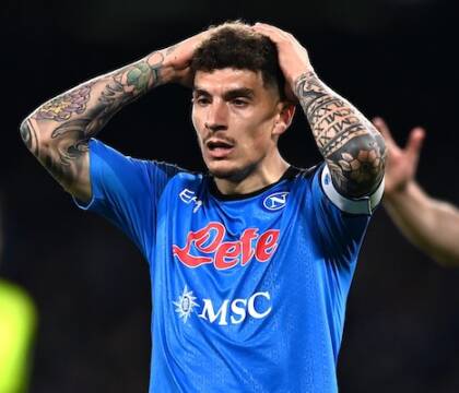 Di Lorenzo: «È una brutta sconfitta, ma non cambia nulla ai fini del nostro campionato» 