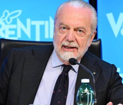 De Laurentiis cade sulla sua materia preferita: il business dello sport in tv si basa sull’intervallo