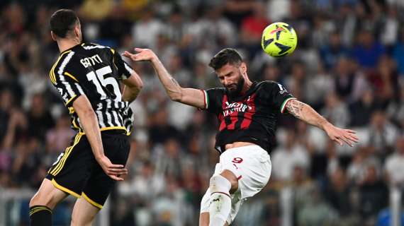 La Juve perde ancora! Il Milan va in Champions: decisivo Giroud