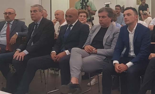 Spalletti e Giuntoli a Coverciano, premio speciale per i due tesserati del Napoli