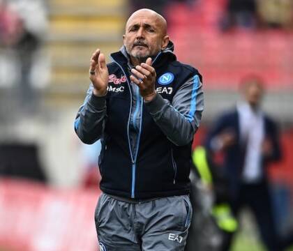 Spalletti premiato come allenatore dell’anno a Coverciano