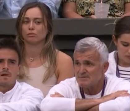 A Wimbledon spopolano le occhiatacce di Badosa al papà di Tsitsipas (VIDEO)