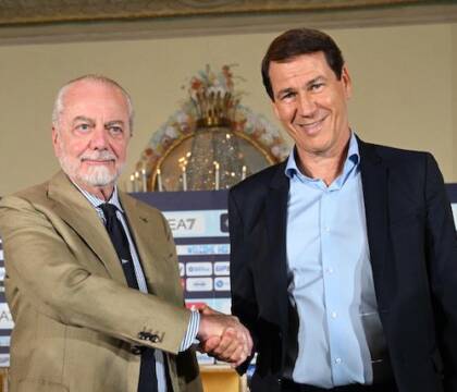 Avesse il patentino, De Laurentiis farebbe anche l’allenatore del Napoli (Corsport)
