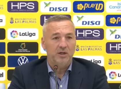Il presidente del Las Palmas a un giornalista di As: «Frocio, se ti vedo allo stadio ti spacco la testa»