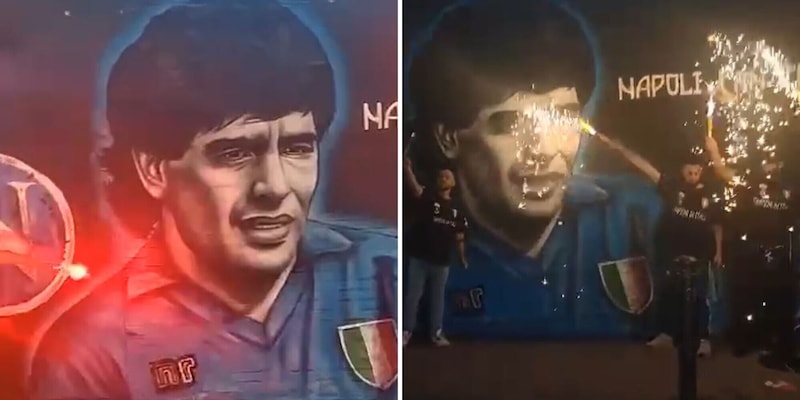 Maradona celebrato a Londra: murale per dimenticare la storica rivalità