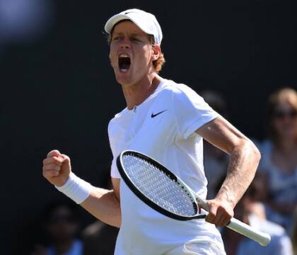 Sinner nella storia del tennis italiano, è in semifinale a Wimbledon
