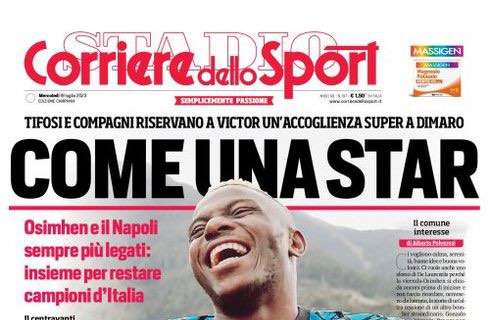 PRIMA PAGINA CdS Campania: “Come una star”