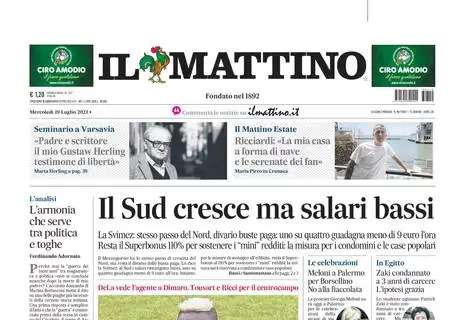 PRIMA PAGINA – Il Mattino: “Osimhen, il ritorno più atteso”