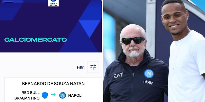 Napoli, ufficiale l’acquisto di Natan: contratto depositato in Lega