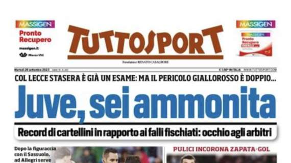 PRIMA PAGINA – Tuttosport: “Osimhen si scusa, ma Garcia è un caso”