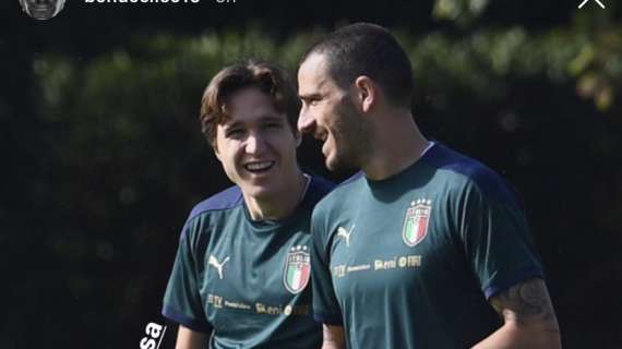 Chiesa saluta Bonucci: “Dal primo giorno mi hai saputo trasmettere i valori della Juve”