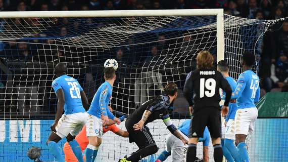 Il Napoli vuole sfatare il tabù Real Madrid: nessuna vittoria nei 4 precedenti europei