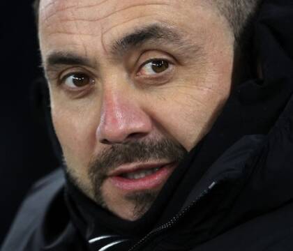 De Zerbi, richiamo ufficiale della FA per le frasi sugli arbitri