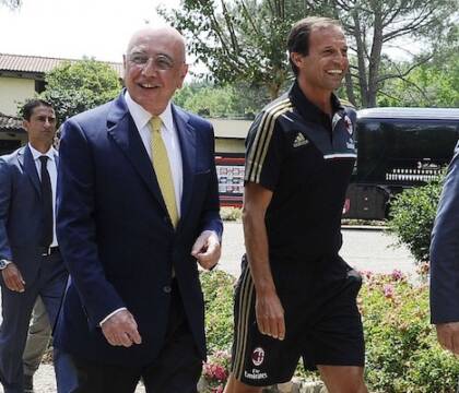 Galliani: «Allegri peggiorato? Sa far giocare la squadra in base alla rosa che ha»