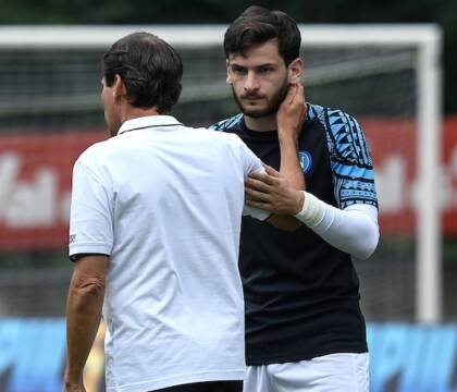 Garcia: «Kvaratskhelia? Esclusione è una brutta parola, prende fiato e farà la differenza nella ripresa»