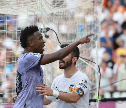 Il Valencia scrive ai tifosi: attenti a non cadere nelle provocazioni al Bernabeu, dopo il “caso Vinicius”