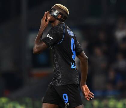 Osimhen contro l’Atalanta dovrebbe avere trenta minuti nelle gambe (Sky)