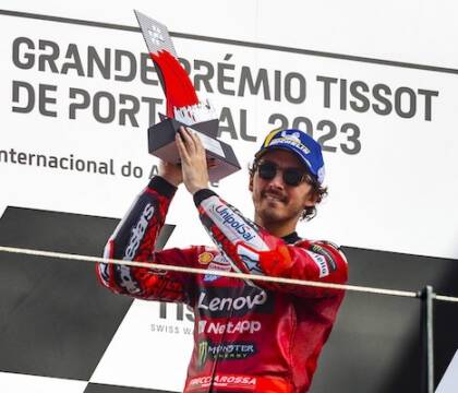 Penalità per Vinales, Bagnaia scatterà dalla pole position a Valencia