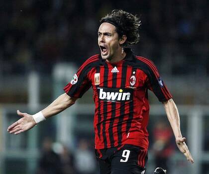 Pippo Inzaghi: «Del Milan mi mancano tutti. Quando Baresi e Maldini mi sollevarono da terra»