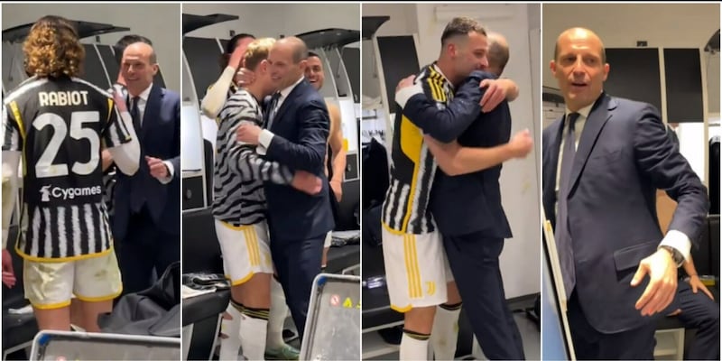 Allegri scatenato nello spogliatoio: il retroscena dopo Juve-Napoli