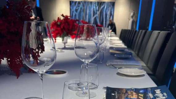 FOTO – Cena di Natale SSCNapoli 2023, il menù di Palazzo Petrucci