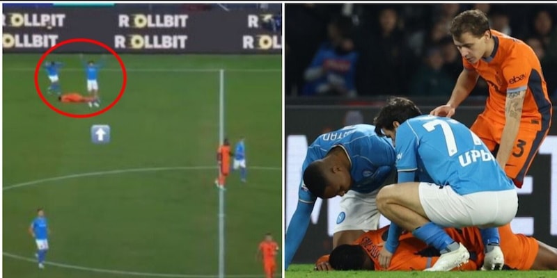Kvaratskhelia, panico in Napoli-Inter: il gesto per Dumfries è da applausi