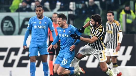 LIVE – Juventus-Napoli 1-0 (50’ Gatti): il Napoli gioca ma la Juve la sblocca