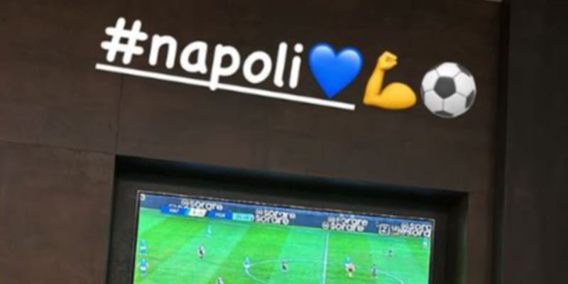 Napoli-Monza, un tifoso speciale ha seguito la partita dalla tv