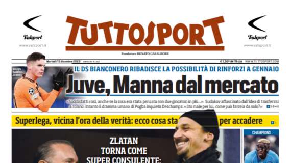PRIMA PAGINA – Tuttosport: “Napoli al bivio e Osimhen va in Marocco…”