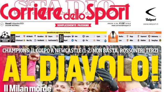 PRIMA PAGINA – CdS: “Addio Juliano. Orgoglio azzurro”