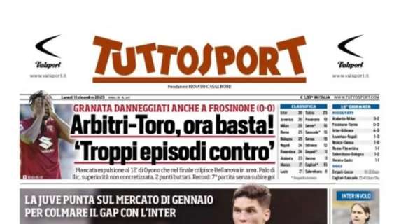 PRIMA PAGINA – Tuttosport: “Sudakov, opzione scudetto”