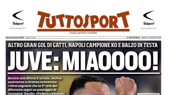 PRIMA PAGINA – Tuttosport fa ironia: “Miaoooo”