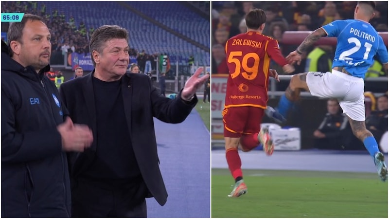 Politano espulso in Roma-Napoli, Mazzarri incredulo: la frase è virale