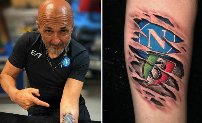 Spalletti, il tatuatore rivela: “Voleva solo il logo del Napoli, poi abbiamo cambiato idea”