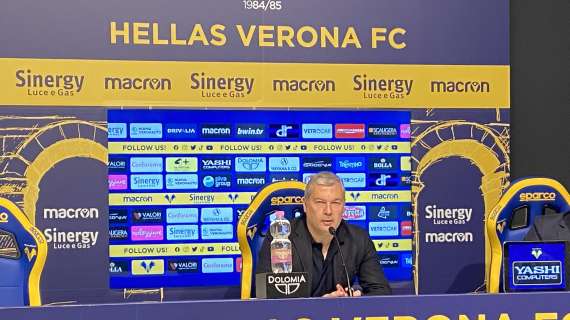 Ds Verona in conferenza: “Che vergogna, qualcuno ha già deciso tutto ma a voi va bene perché ha vinto l’Inter”