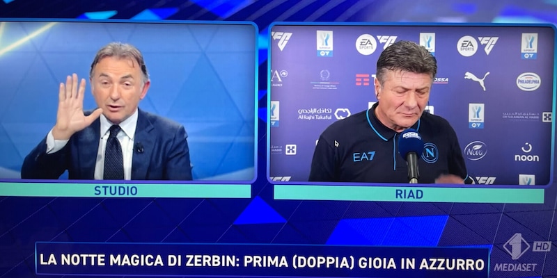 La gaffe di Mauro in diretta tv scatena i tifosi: si scorda la Lazio!