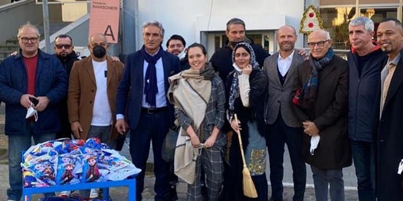 Napoli Legends, doni ai bambini del Santobono Pausillipon