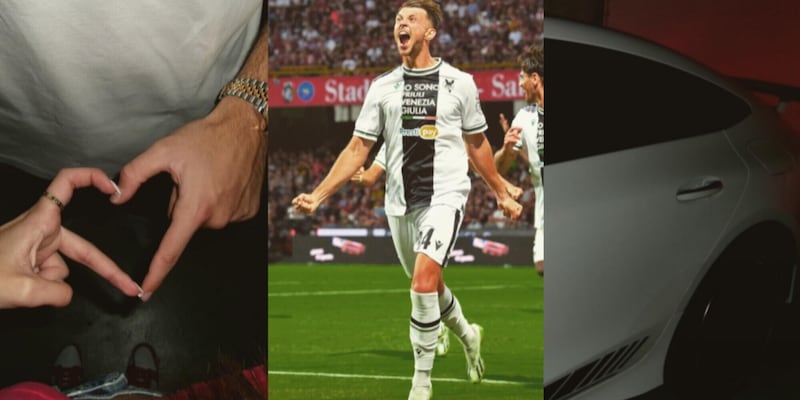 Samardzic, in attesa del Napoli si rilassa sulla sua Porsche Panamera