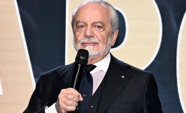 De Laurentiis attacca l’Inter: “Ha 900 milioni di debiti, il Napoli vince lo scudetto a +85”
