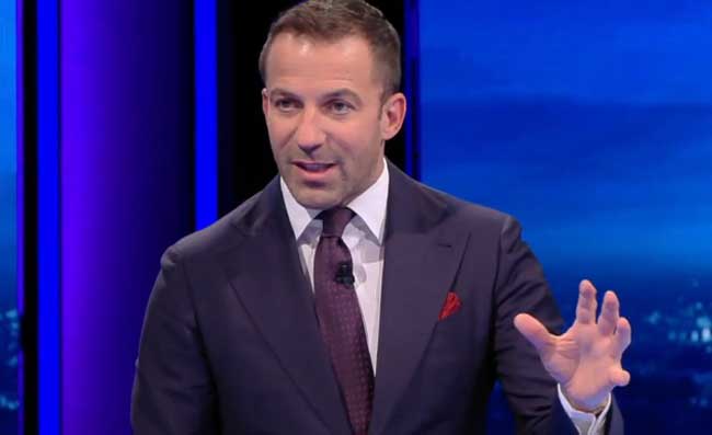 Del Piero avvisa il Napoli: “L’Inter non ha punti deboli. In Finale può succedere di tutto”