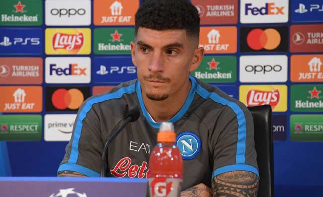 Di Lorenzo: “Inter fortissima, ma vogliamo il trofeo. Dispiace che ci siano pochi tifosi del Napoli”
