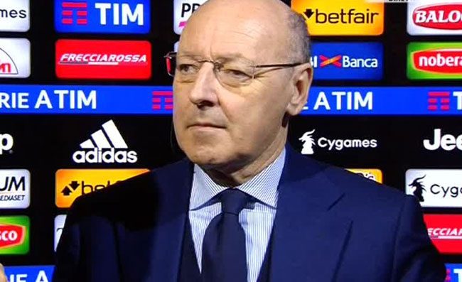 Inter, Marotta: “Il Napoli? Mica sono diventati improvvisamente brocchi, è una signora squadra”