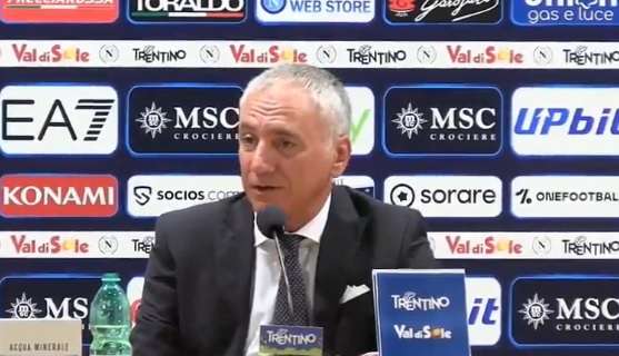 Meluso alla Rai: “Mazzarri gode della fiducia di società e squadra. Ragioneremo sugli errori”