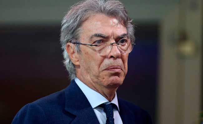 Moratti: “A Mourinho farebbe piacere allenare il Napoli. Farebbe impazzire i tifosi”