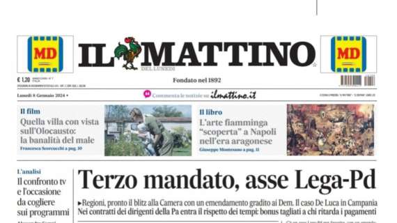 PRIMA PAGINA – Il Mattino: “Chi li ha visti”