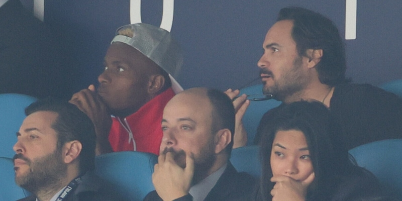 Osimhen in tribuna al Maradona per Napoli-Genoa