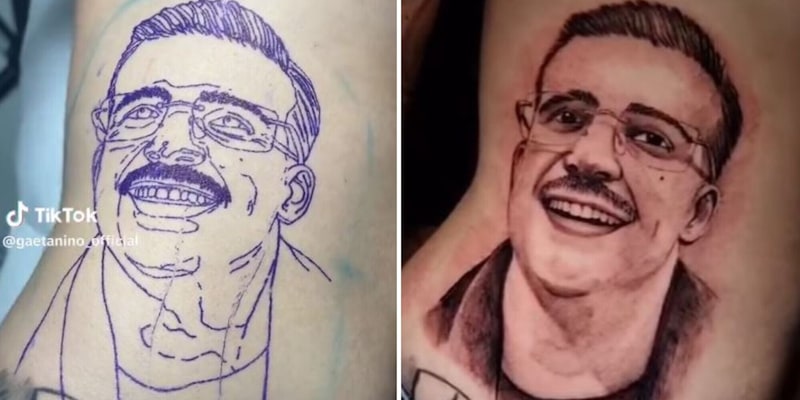 Effetto Geolier dopo Sanremo: spunta l’incredibile tatuaggio del cantante