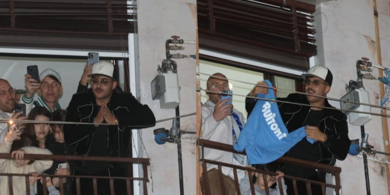 Geolier, il ritorno a Napoli è sulle note di: “Chi non salta è juventino”