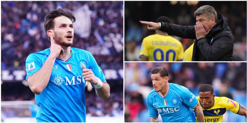 Napoli-Verona, le pagelle: Kvaratskhelia è bellezza, Mazzocchi c’è